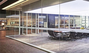 Dious-Furniture top office frameless modular glass wall project